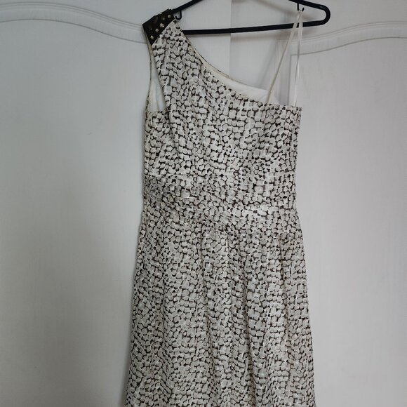 Max and Cleo One Shoulder Knee Length Gown, Size 12 - Picture 1 of 7